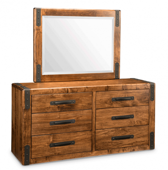 Union Station 6 Drawer Dresser & Mirror