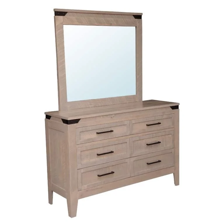 Kenora 6 Drawer Dresser with Optional Mirror