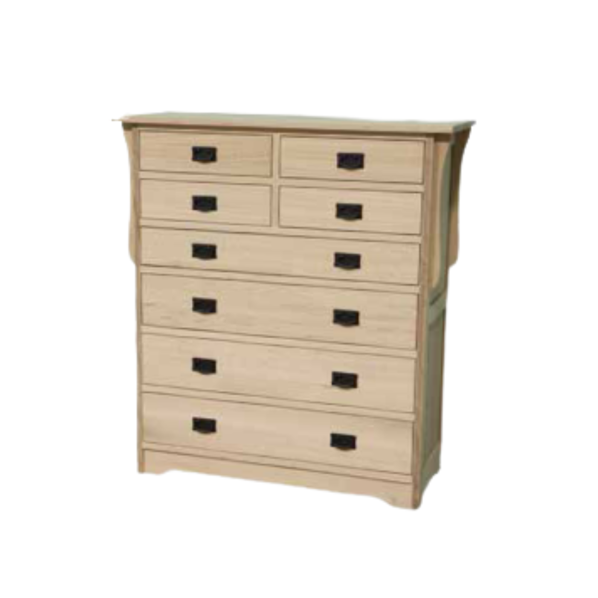 Mission 8 Drawer HighBoy