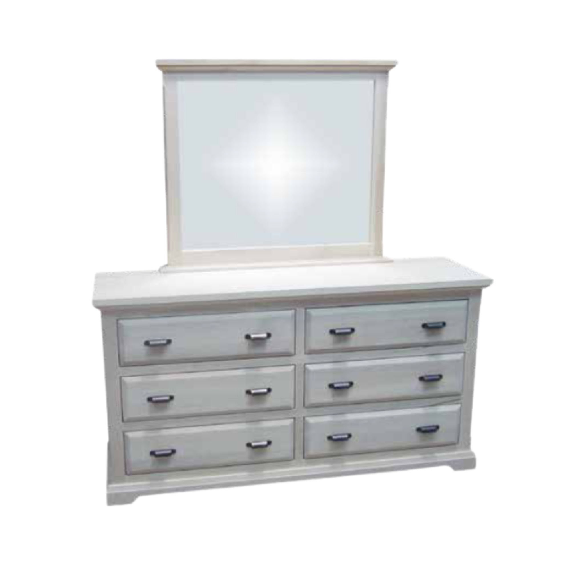Chateau 6-Drawer Dresser with Mirror