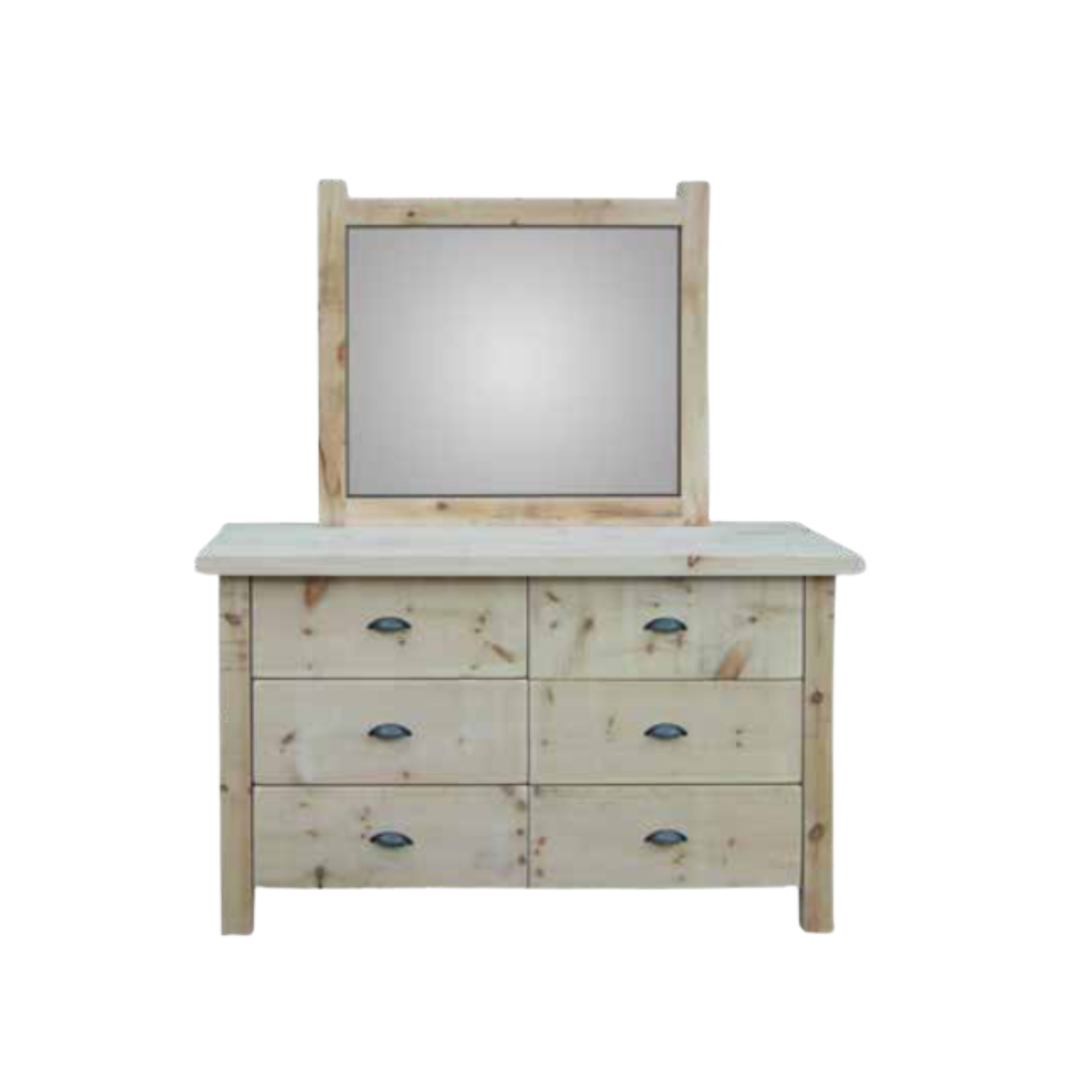 Frontier 6-Drawer Dresser with Mirror