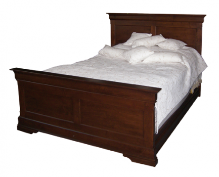 Phillipe High Footboard Panel Bed