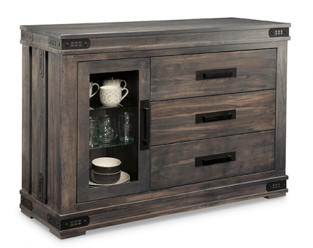 Gastown 1 Door 3 Drawer Sideboard