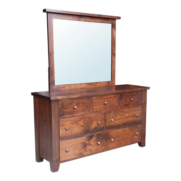 Dakota 7 Drawer Dresser with Optional Mirror