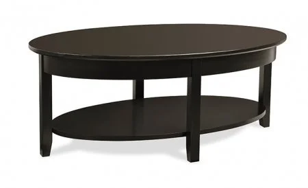 Demi-Lune Elliptical Oval Coffee Table