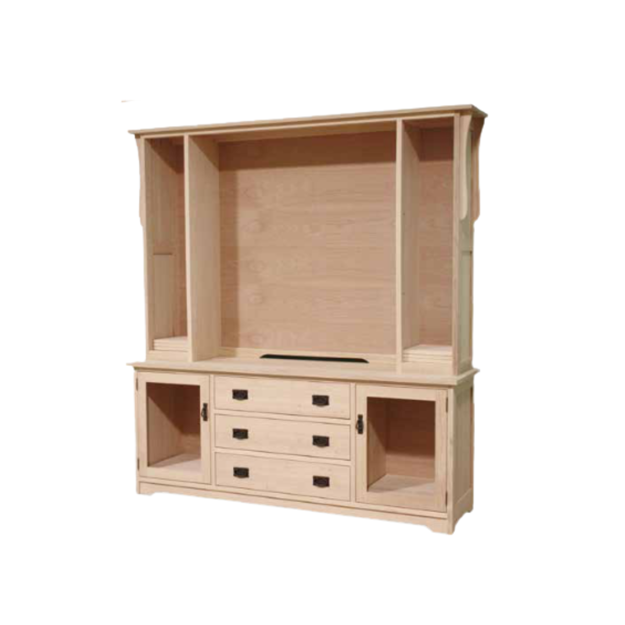 Mission 75” HDTV Unit with Hutch