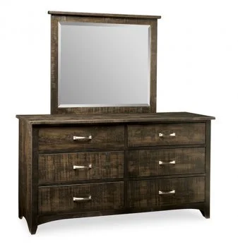 Bancroft Dresser & Mirror 6  Drawer