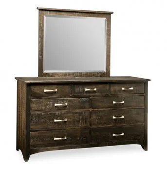 Bancroft Dresser & Mirror 9 Drawer