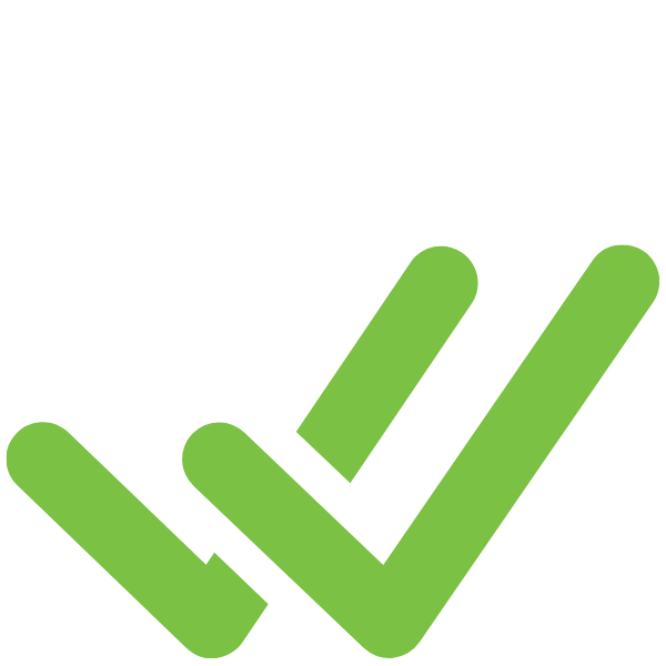 A green check mark icon on a transparent background.