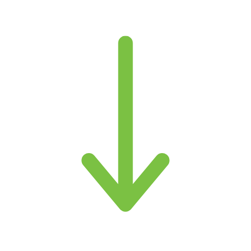 Download icon with a downward-pointing arrow inside a dashed square.