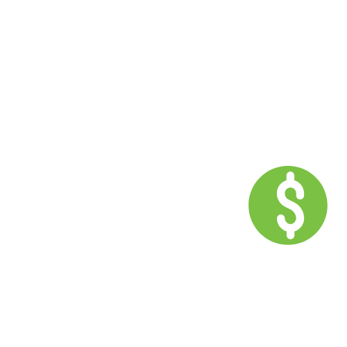 Icon of a document with lines of text and a green dollar sign symbol.