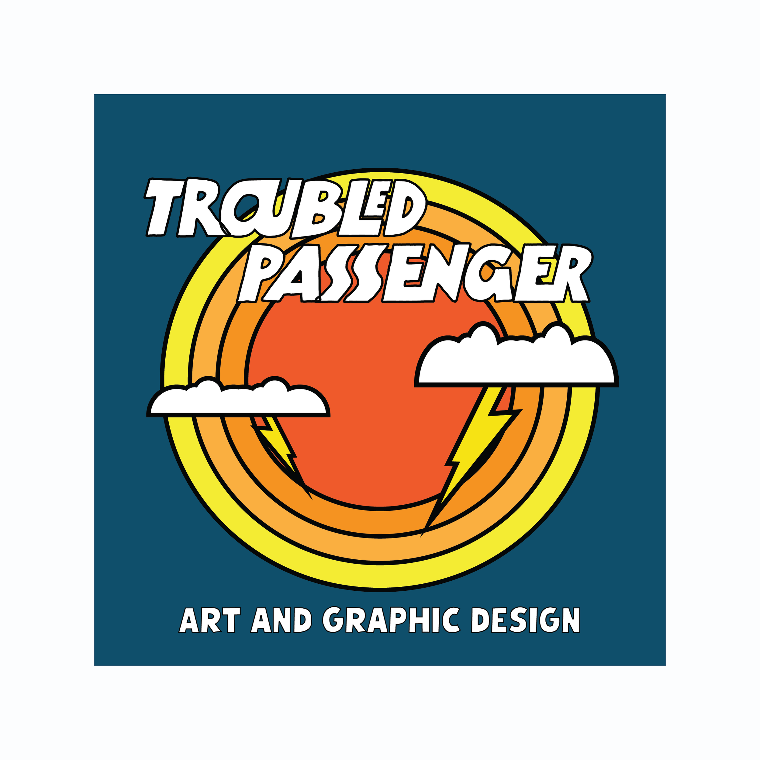 Troubled Passenger Chicago Sticker