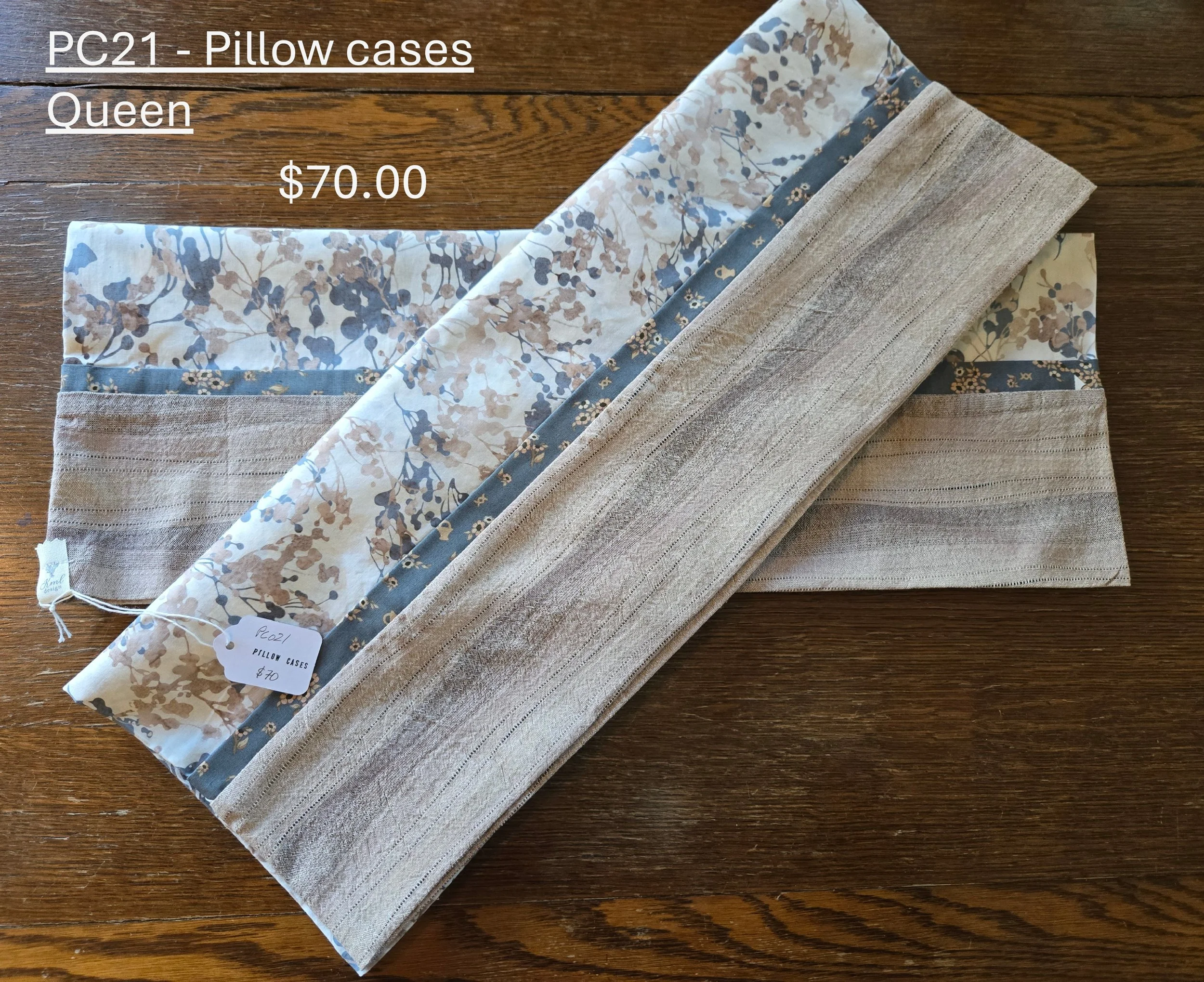 Elegant Floral Queen Pillowcases