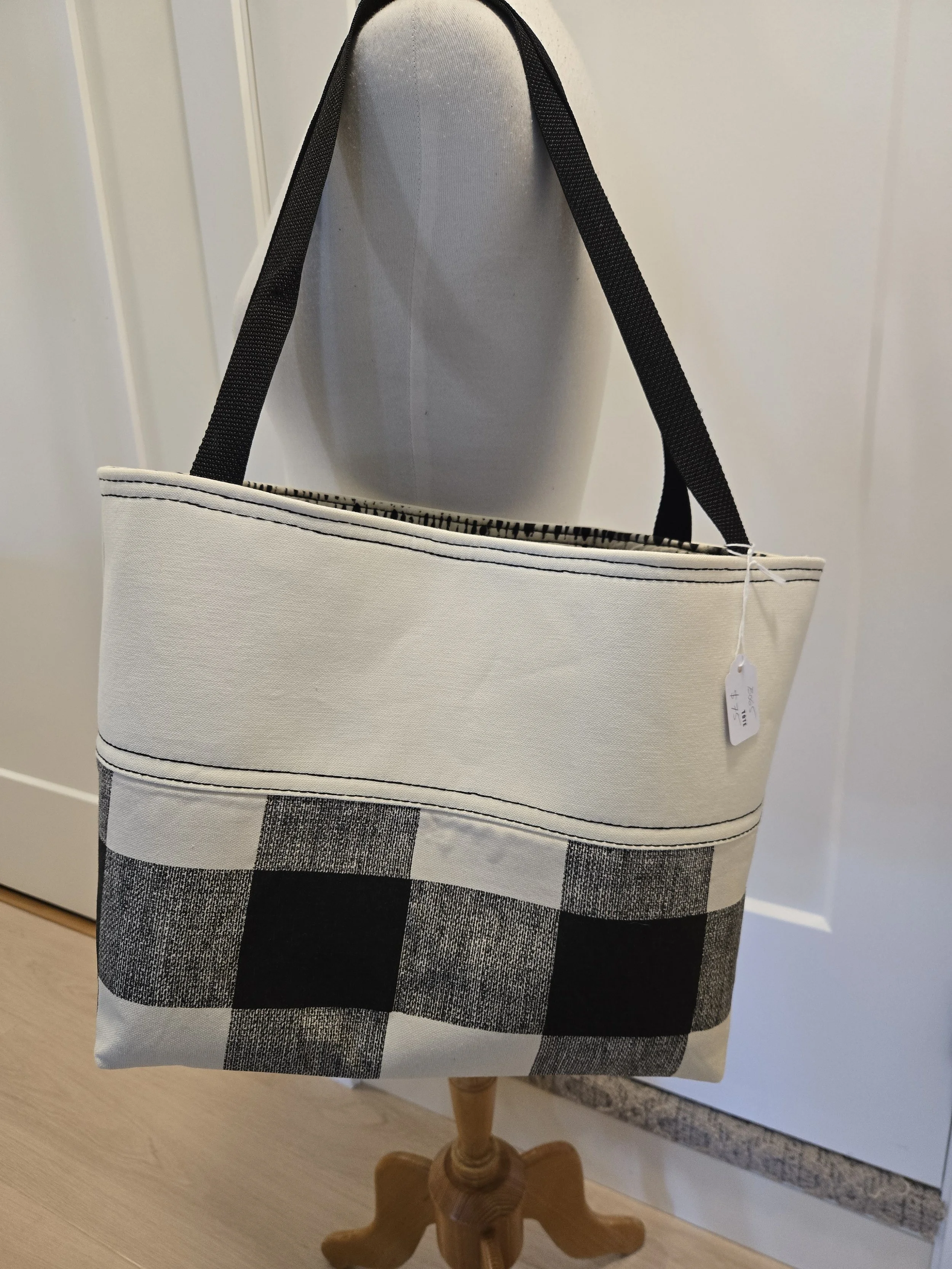 Buffalo Check Open Tote