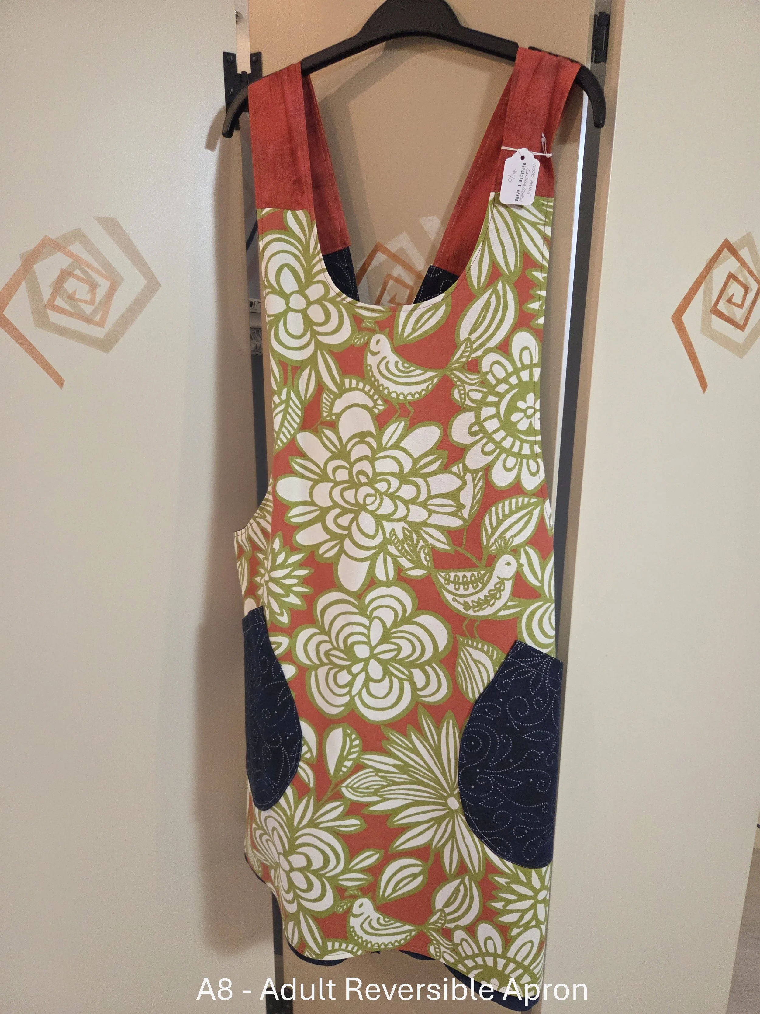 Vibrant Reversible Kitchen Apron