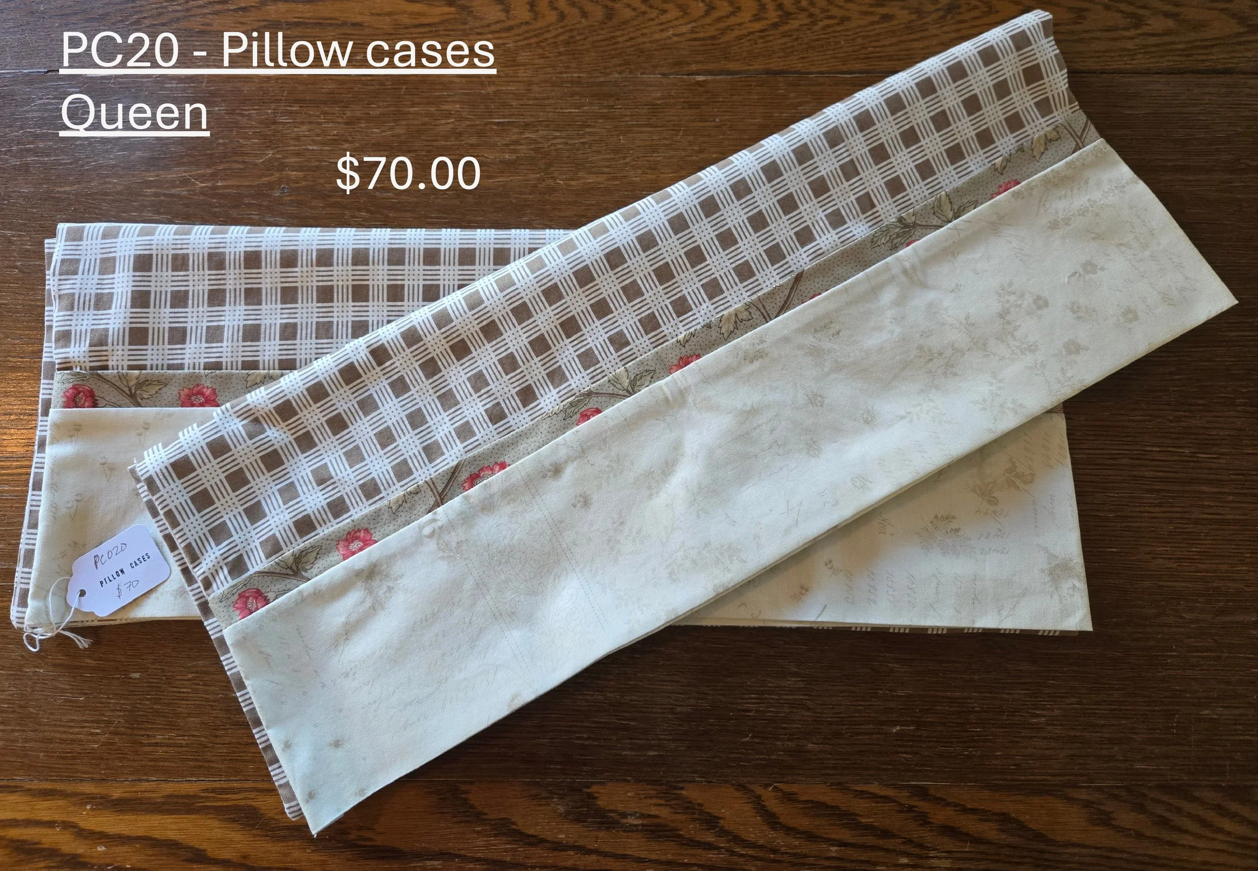 Hand-Crafted Queen Pillowcases