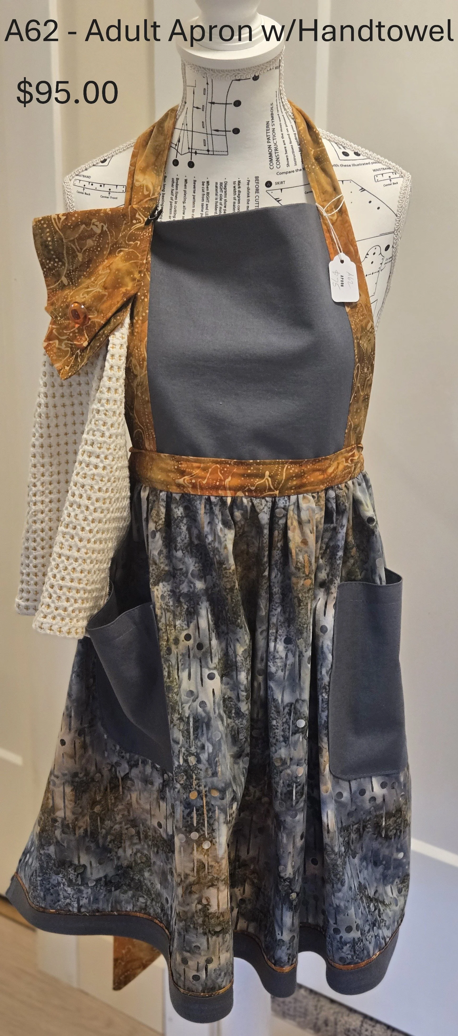 Artisanal Apron with Hand Towel