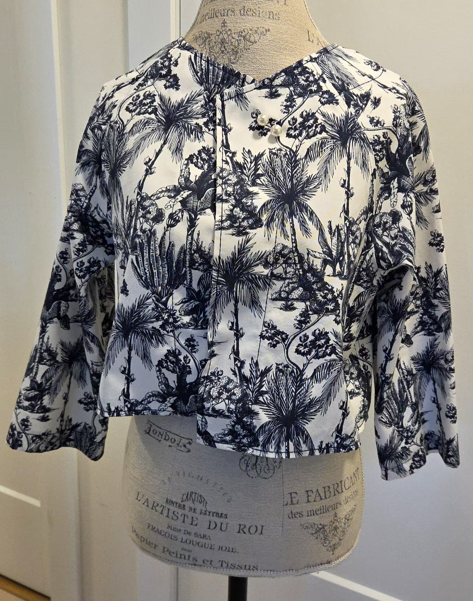 Elegance Floral Hand-Crafted Jacket