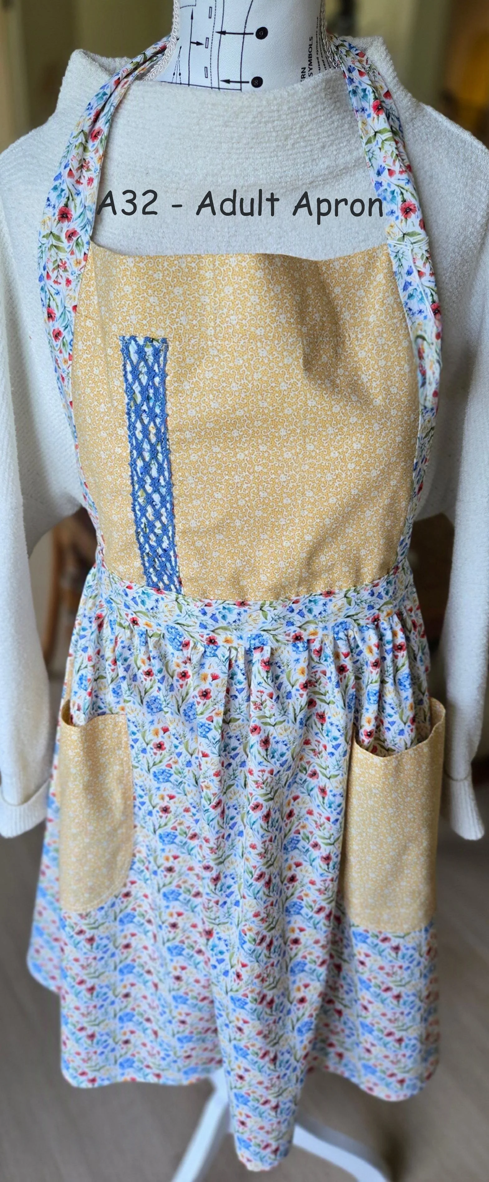 Floral Artisan Kitchen Apron