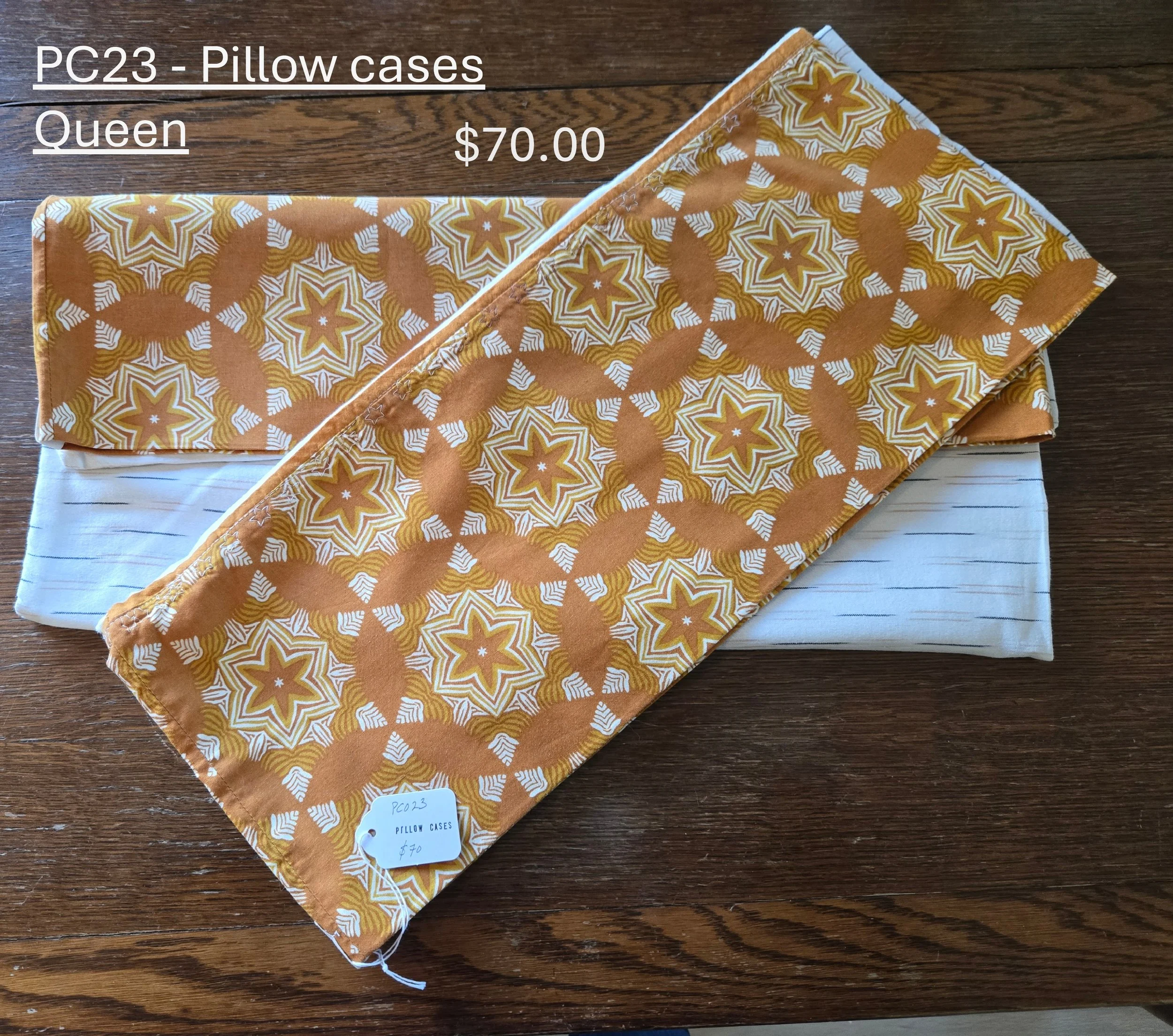 Vibrant Geometric Pillowcases - Queen Size