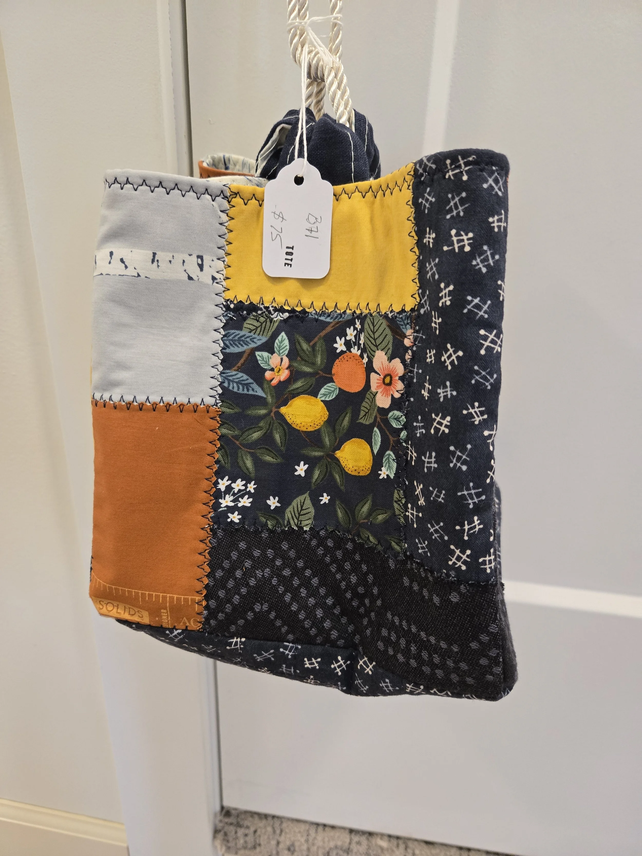 Patchwork Charm Tote Bag