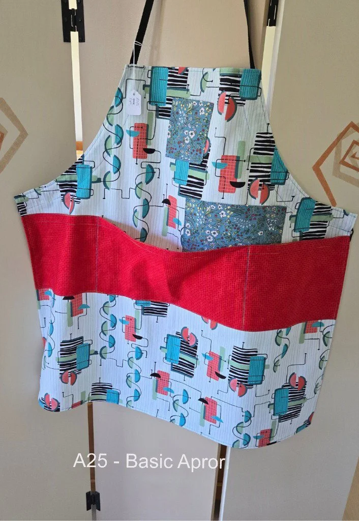 Retro-Inspired Multi-Color Apron
