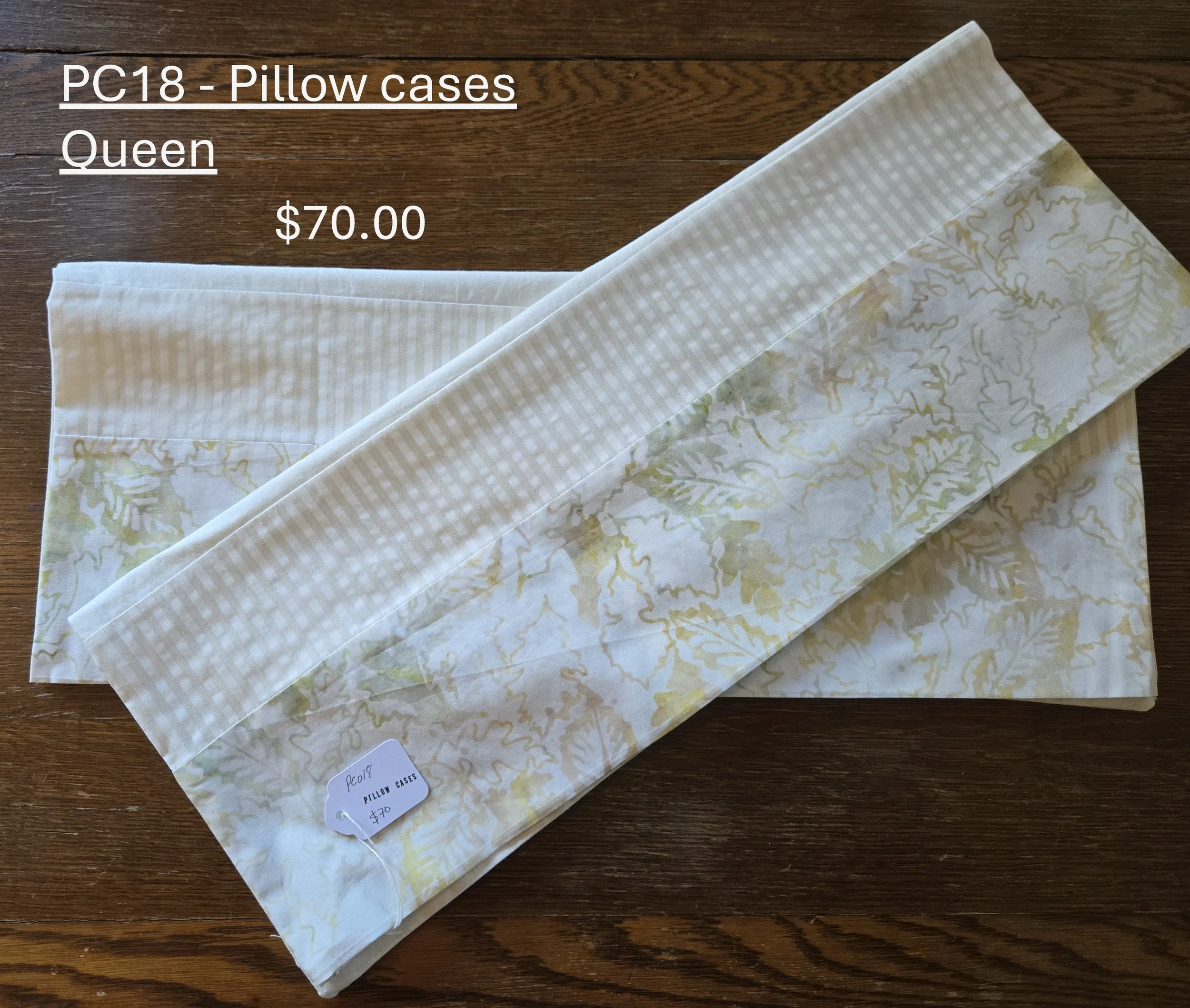 Elegant Leafy Queen Pillowcases
