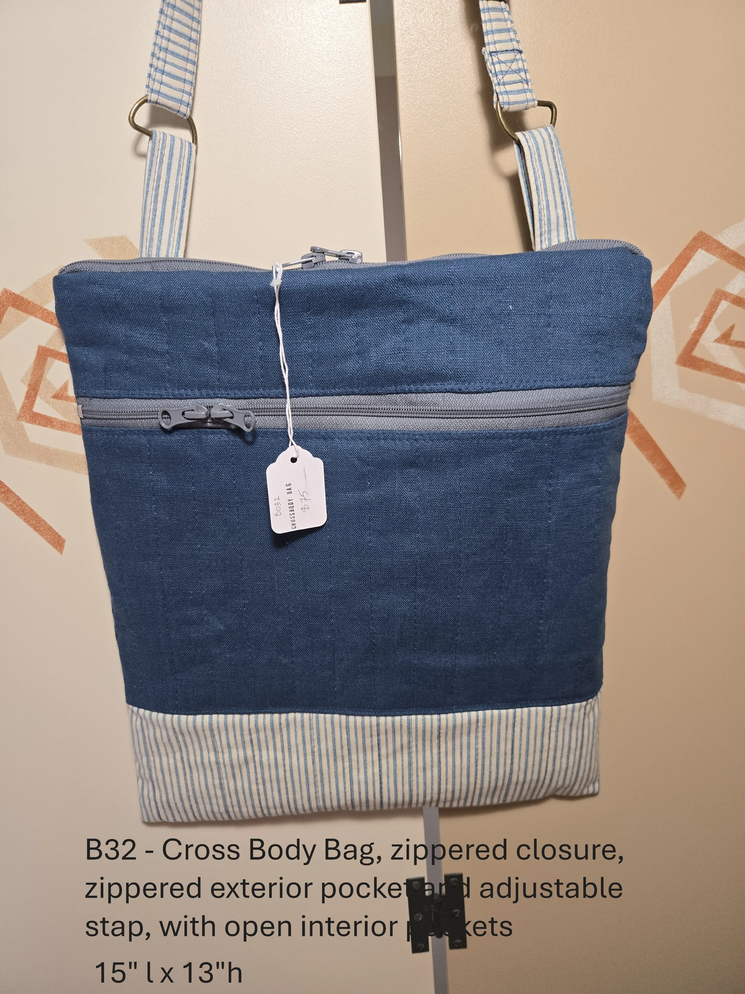 Handcrafted Adjustable Cross-Body Bag