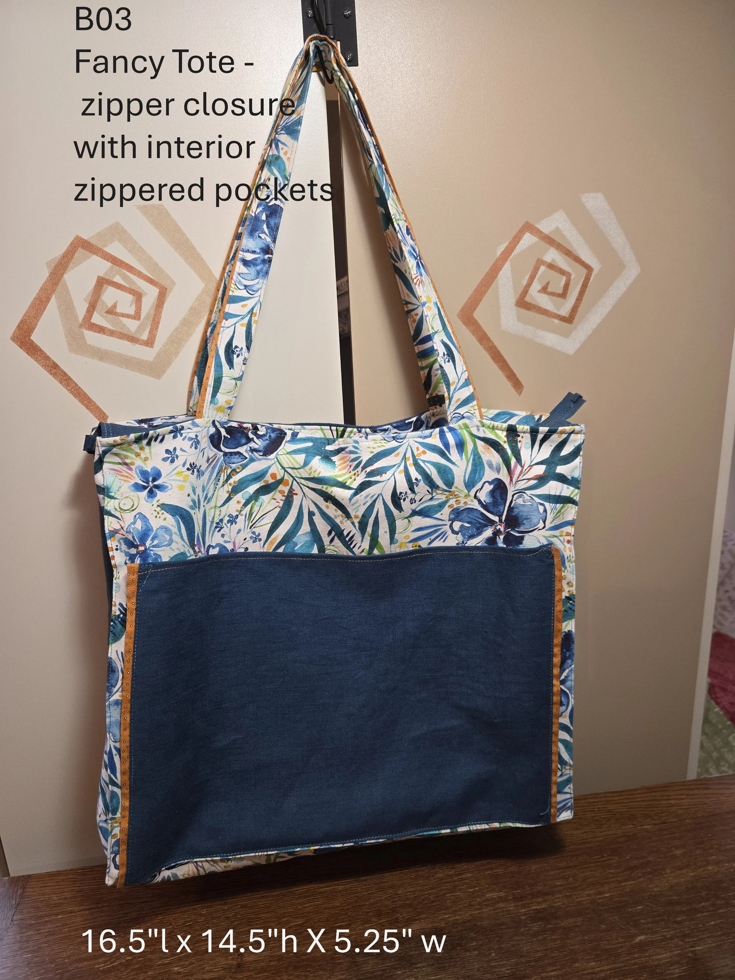 Floral Artisan Tote Bag