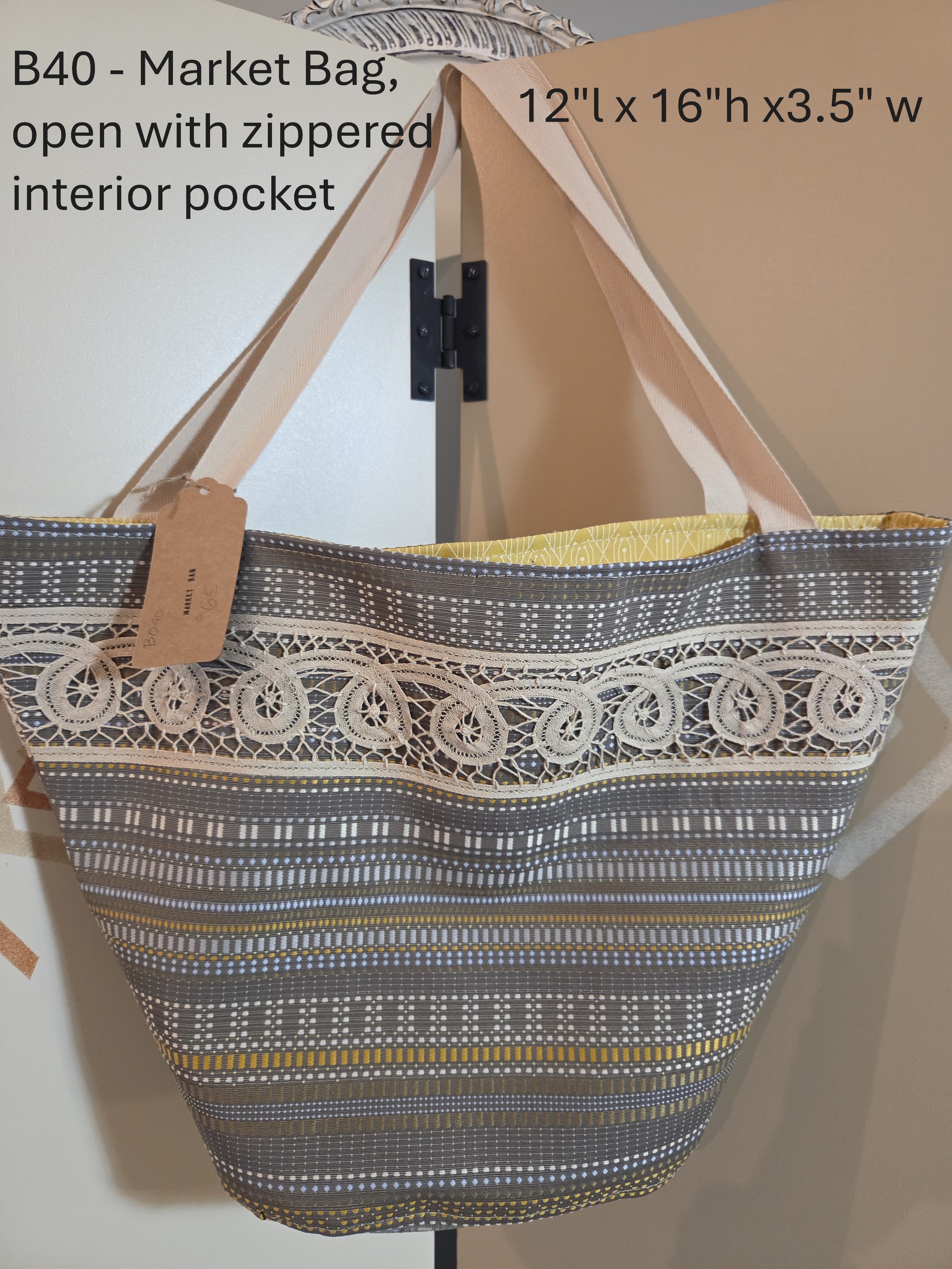 Handcrafted Elegant Market Bag