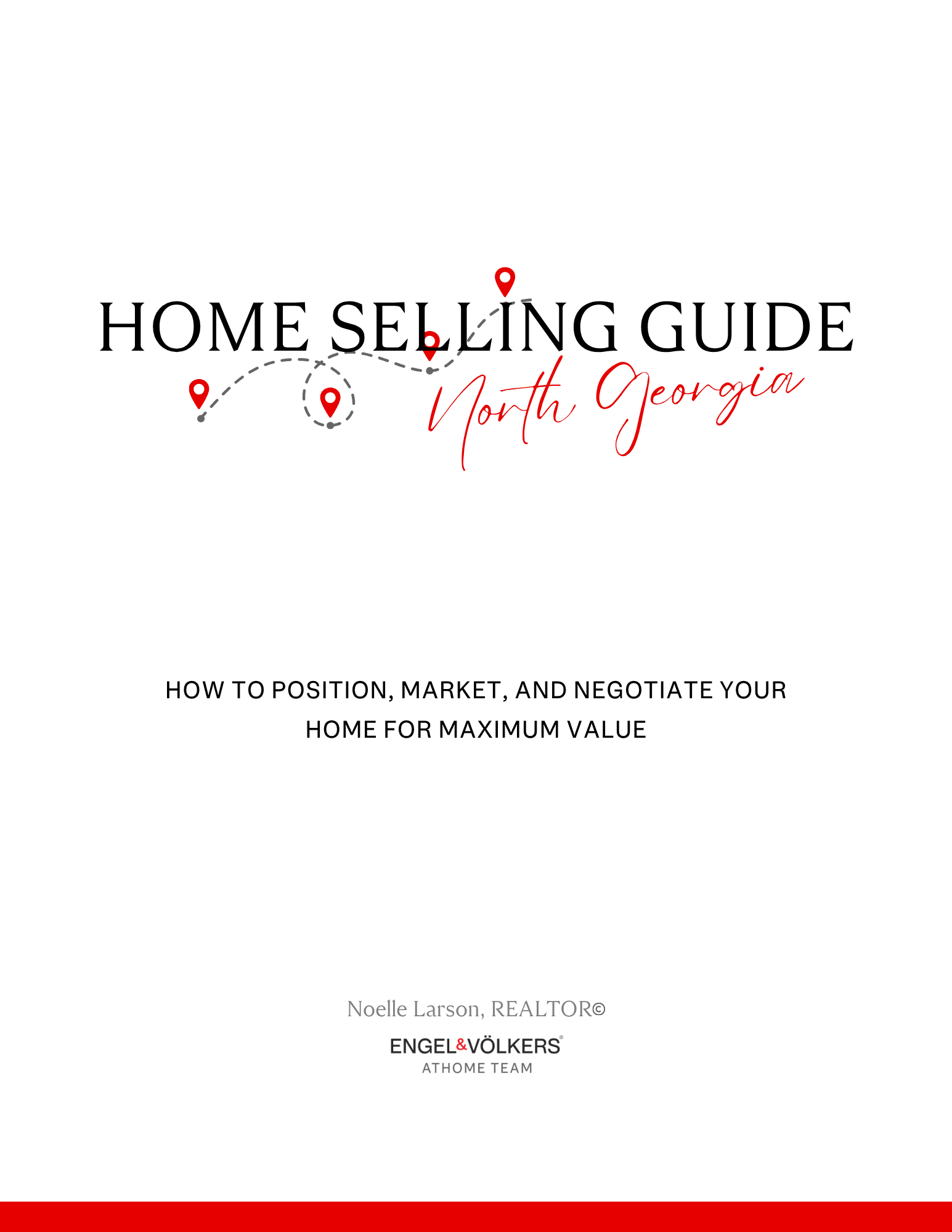 Cover page of  "Home Selling guide for North Georgia"