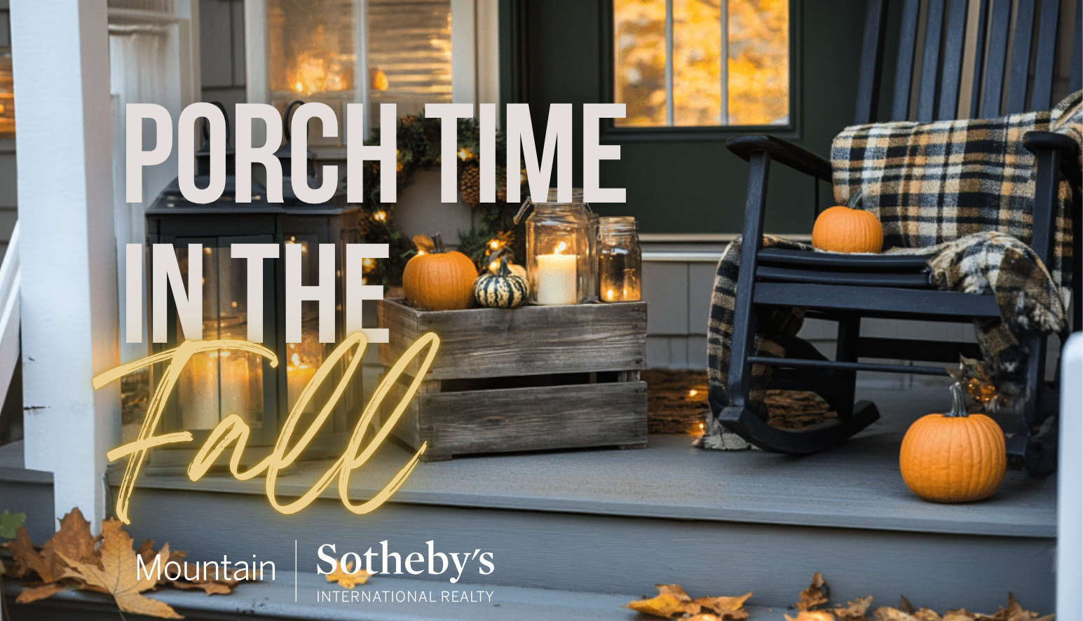 Porch Time in the Fall