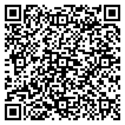 A QR code, a square barcode with black and white patterns.