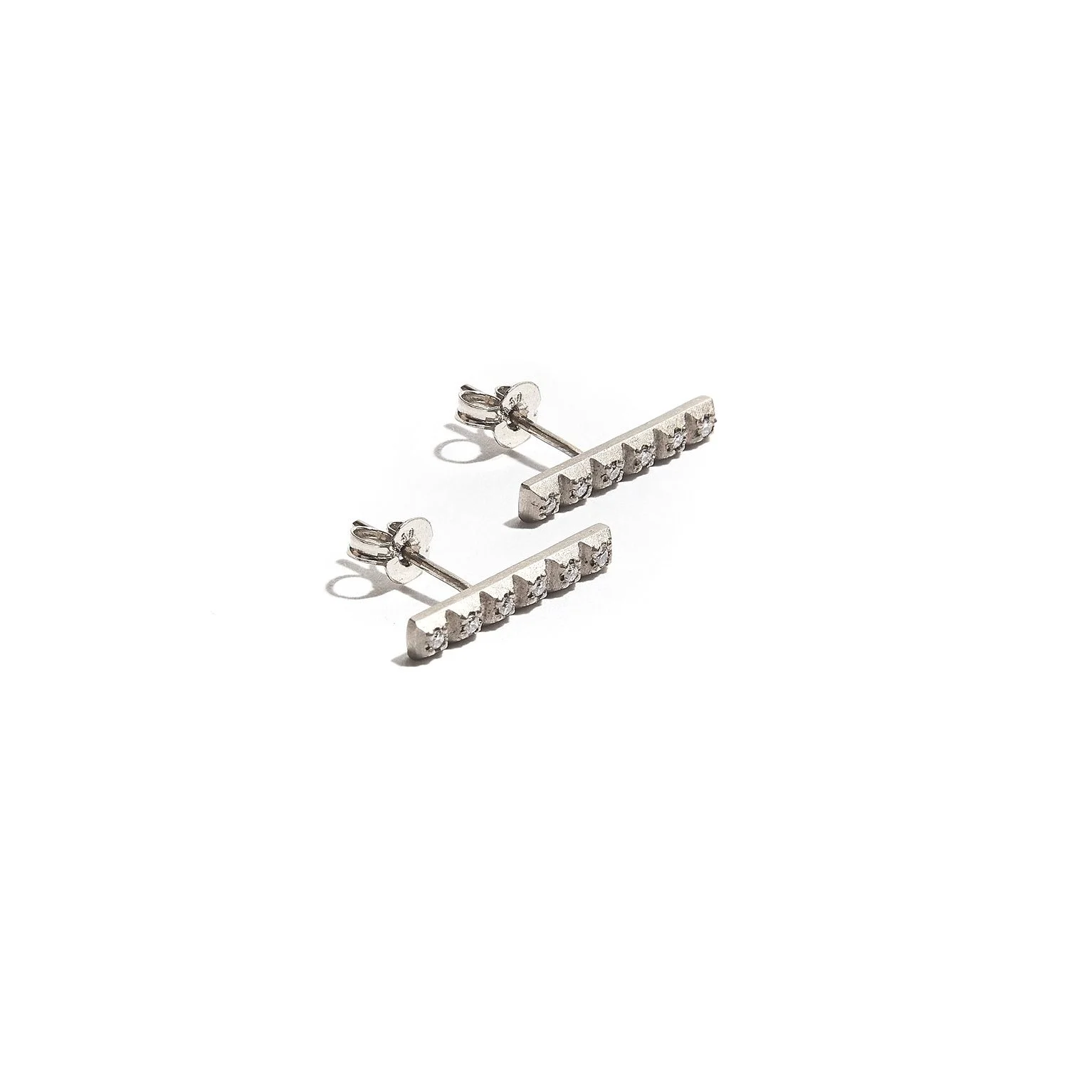 DIAMOND LINE EARRINGS