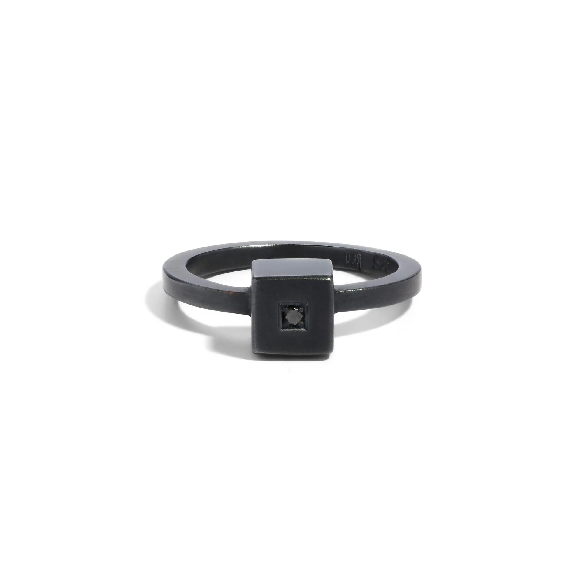 DICE BLACK DIAMOND RING
