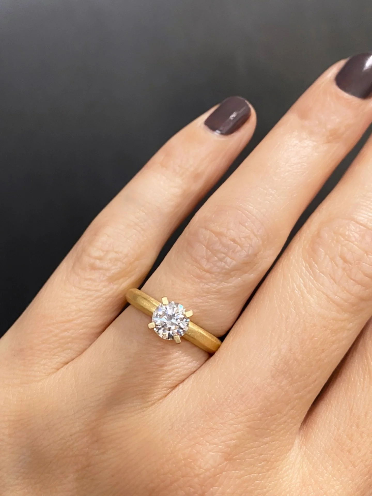 Profile Diamond Solitaire ✨ 
A timeless four-claw setting with a natural 1 carat GIA diamond. Defined by a signature profile edge band. 
View online or enquire.

www.emmajanedonald.com