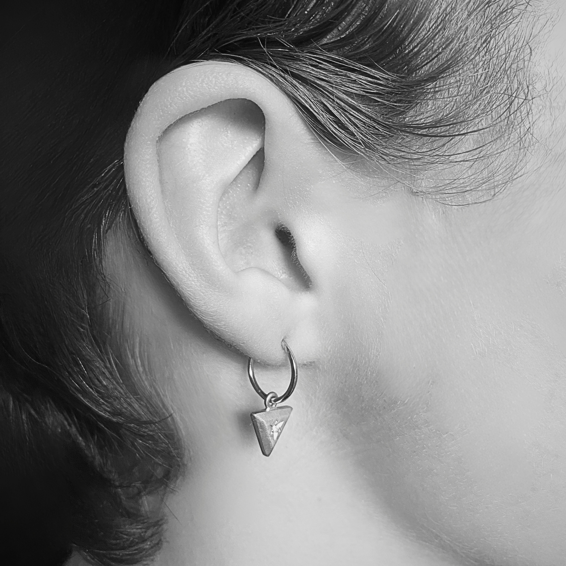Triangle Diamond Charm Earring (Issy) 925 .png