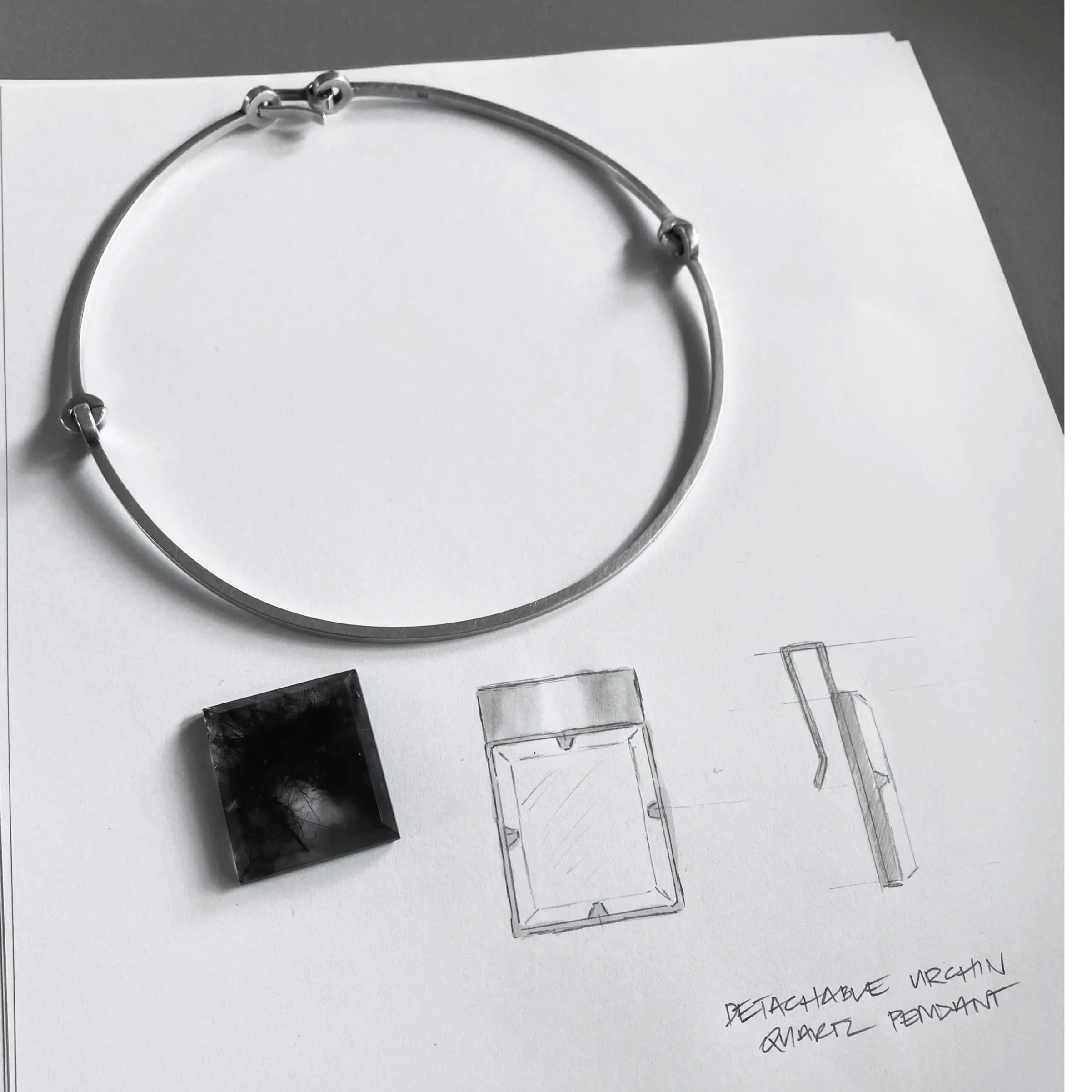 Sketch+Urchin+Quartz+Pendant+Sketch+W+Half+Circle+Choker.jpg
