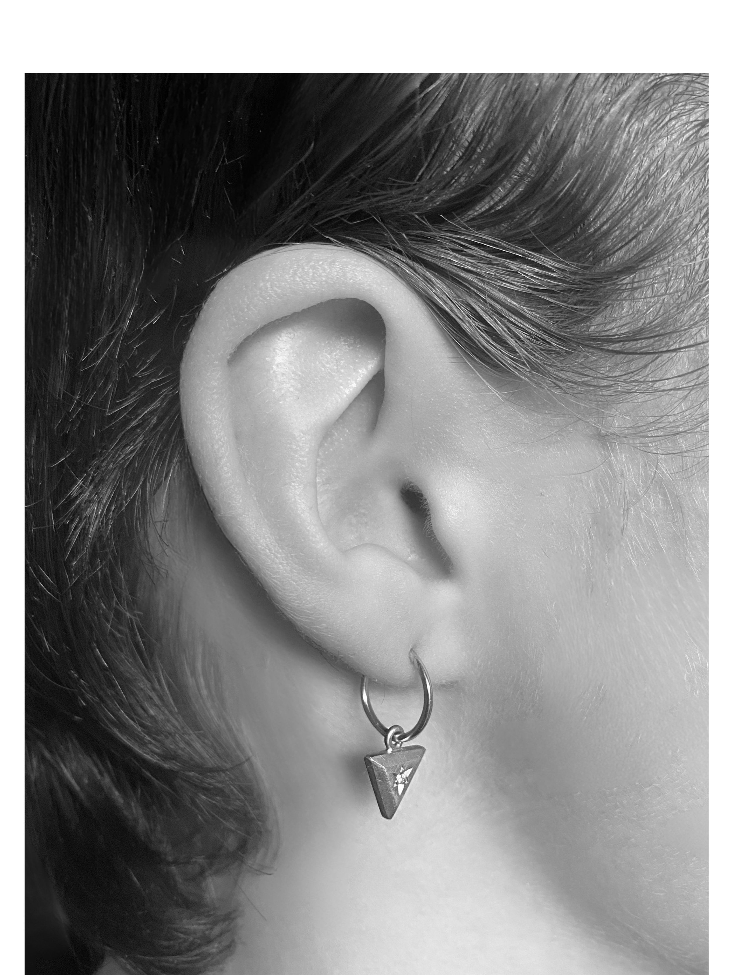 Triangle Diamond Charm Earring (Worn Issy).jpg