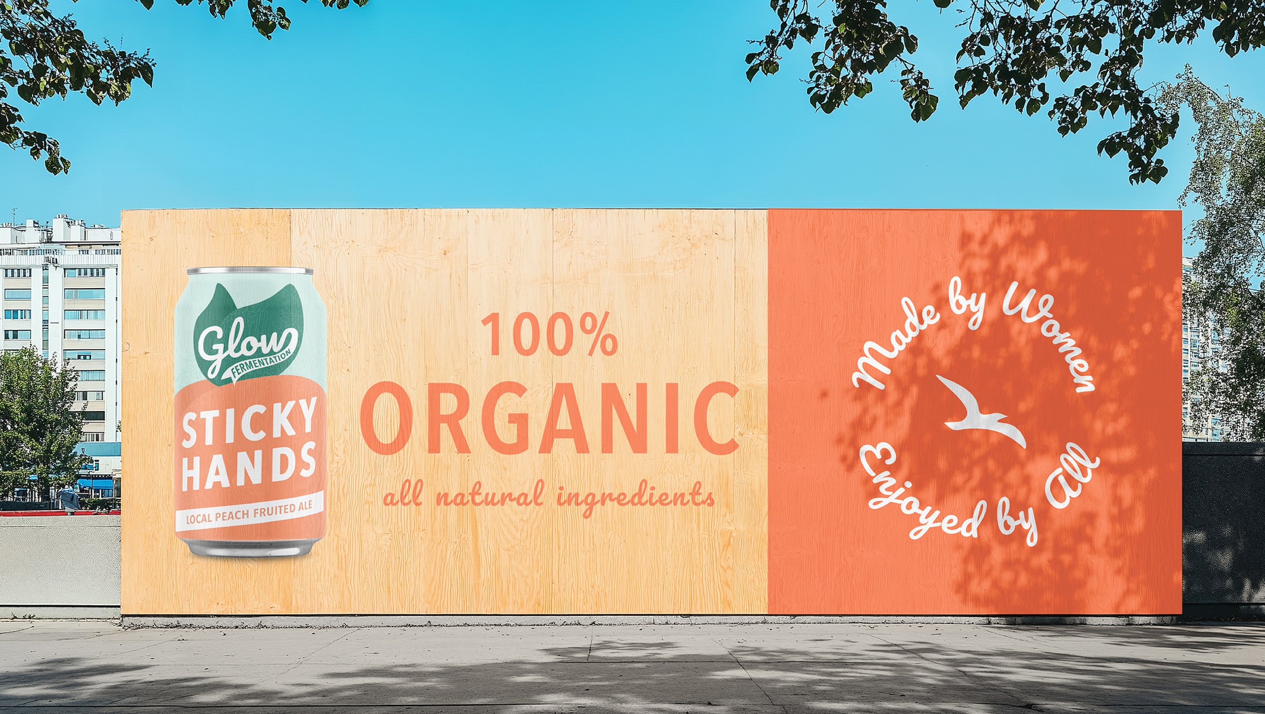 Brewery billboard advertisment for quality beer