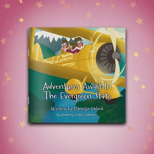 Illustrated children's book cover
