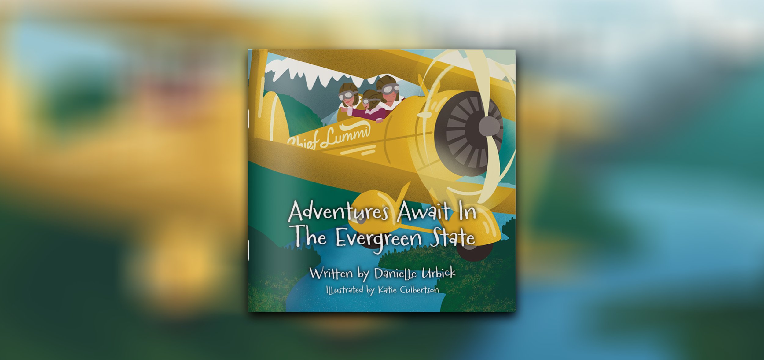 Book cover design of PNW illustrated children's book