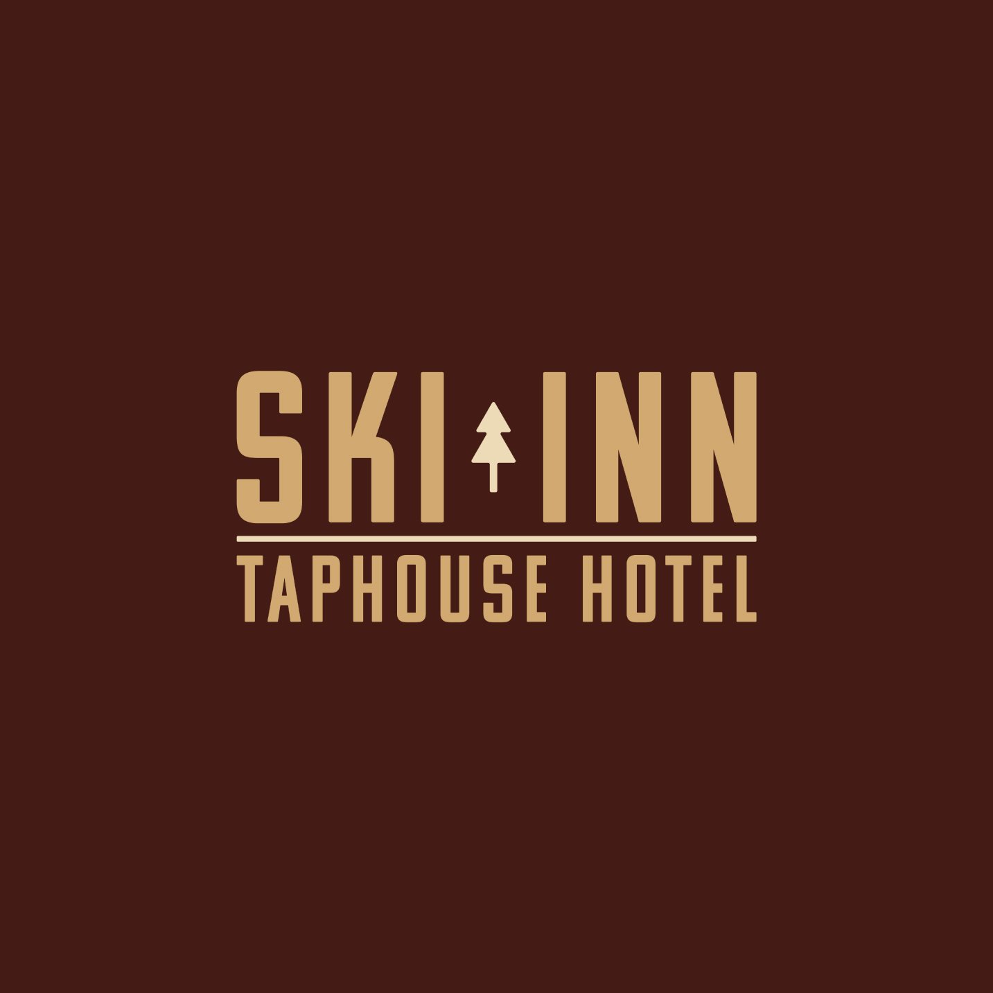 Logo design for taphouse and hotel in Sisters, Oregon