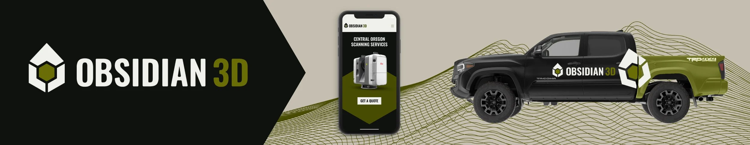 Brand presentation for Bend, OR tech business