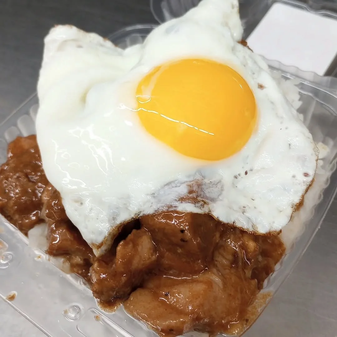 Pork Adobo Loco with Sunny Side Egg 
Served Only on Thursday