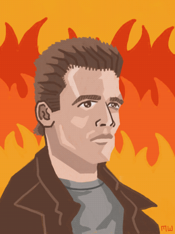 The Terminator Melting Illustration
