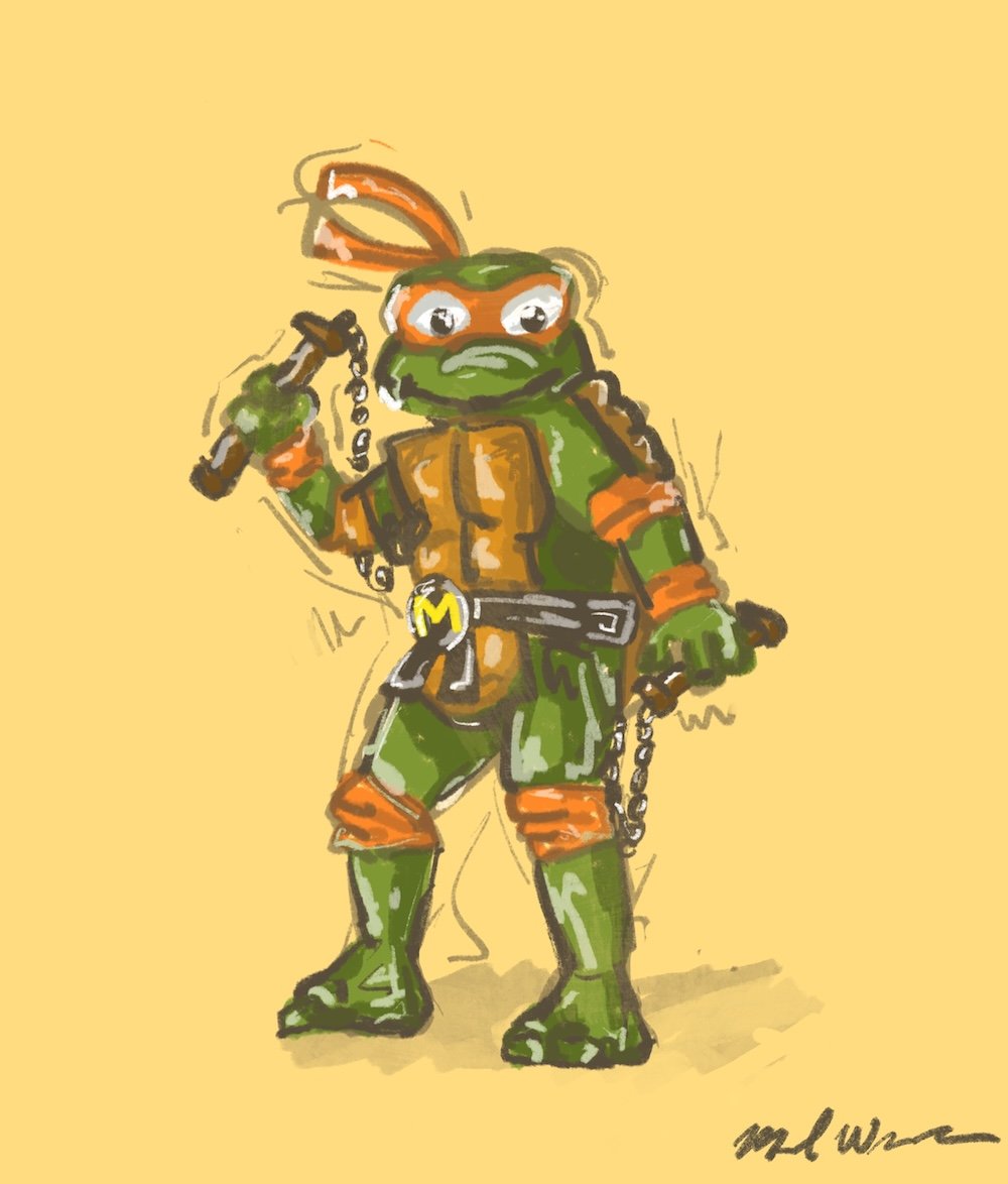 Michelangelo Illustration