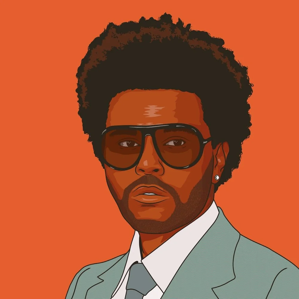 The Weeknd Illustration