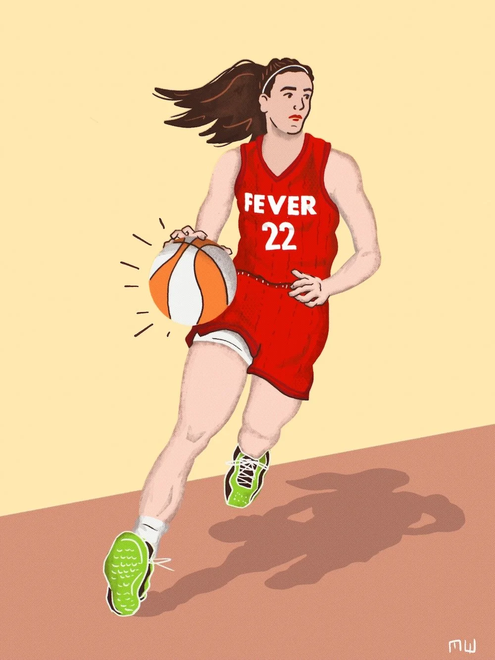 Caitlin Clark Illustration