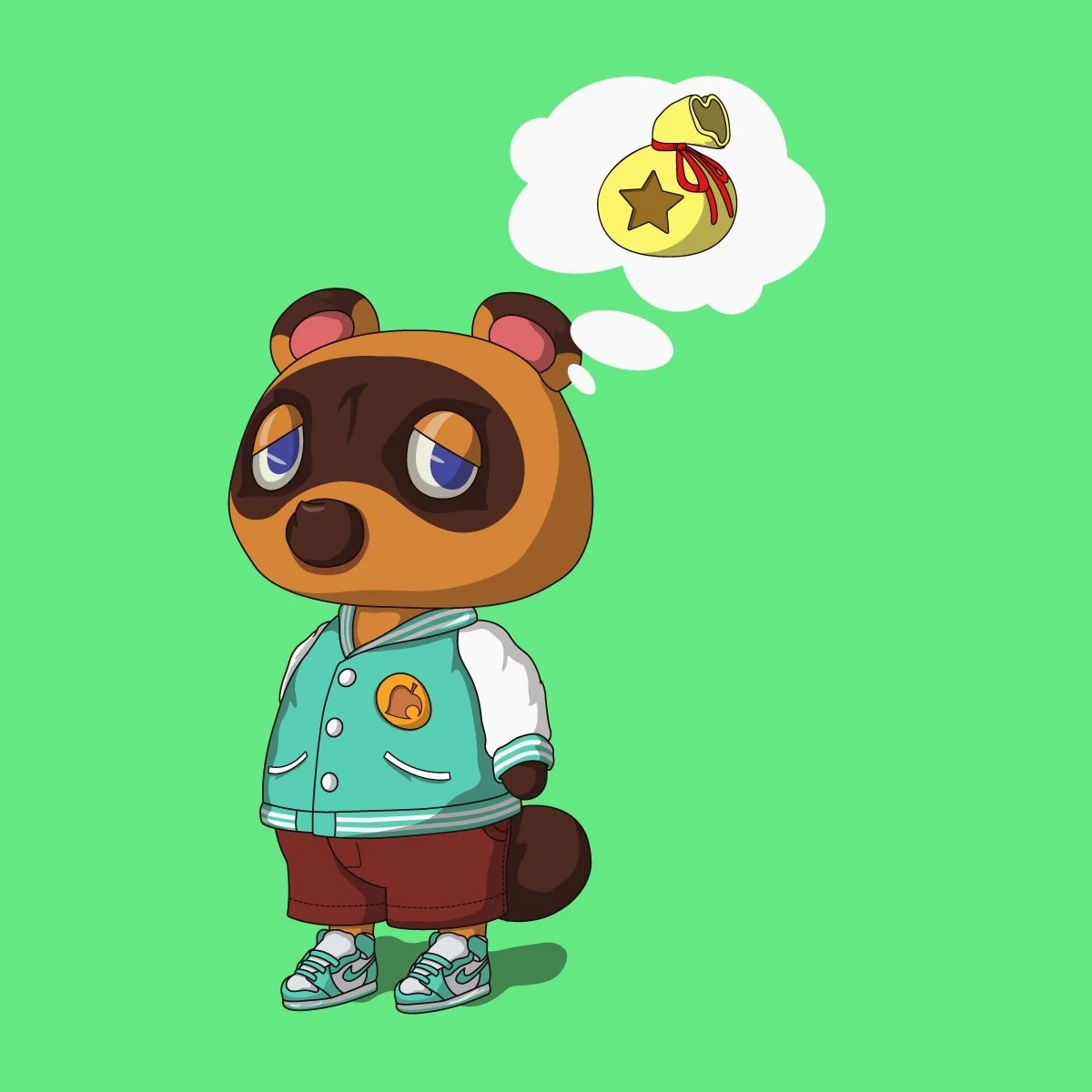 Tom Nook Illustration